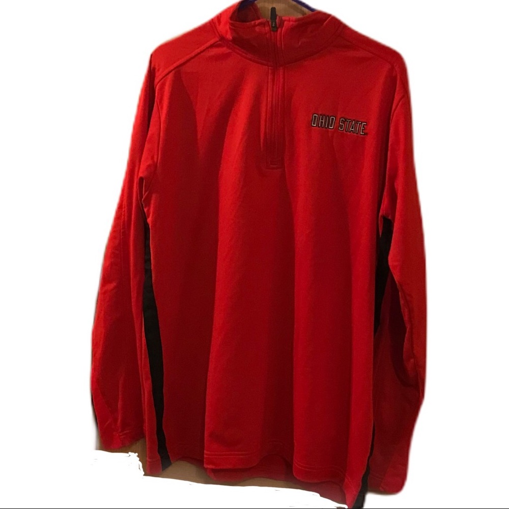 Nike Ohio State Scarlet Quarter Zip Shirt